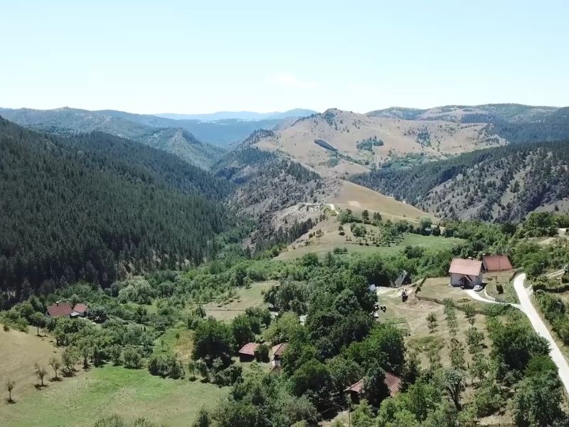 zlatibor dobroselica prikaz  iz ptičije perspektive